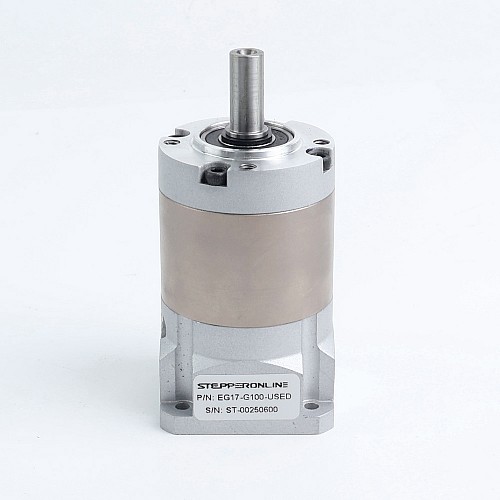 Kullanılmış - EG Serisi Planet Dişli Kutusu Dişli Oranı 100:1 Boşluk 20 ark-dak Nema 17 Adım Motoru için