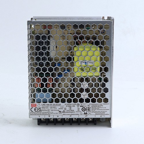 Kullanılmış - LRS-100-24 MEANWELL 100W 24VDC 4.5A 115/230VAC Kapalı Anahtarlama Güç Kaynağı - LRS-100-24-USED | StepperOnline