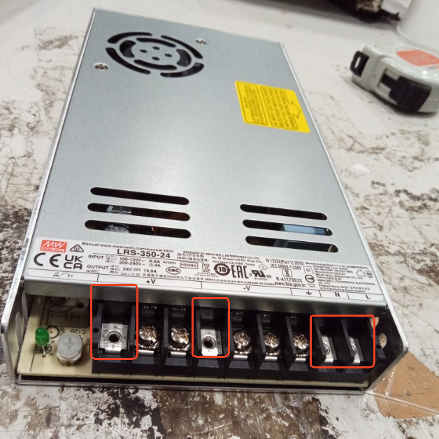 Kullanılmış - Almanya Stoku – LRS-350-24 MEANWELL 350W 24VDC 14,6A 115/230VAC Kapalı Anahtarlama Güç Kaynağı - LRS-350-24-USED | StepperOnline