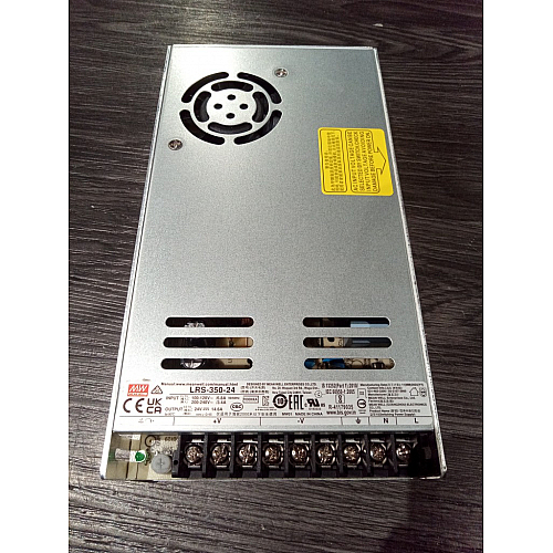 Kullanılmış – Almanya Stoğu – LRS-350-24 MEANWELL 350W 24VDC 14,6A 115/230VAC Kapalı Anahtarlama Güç Kaynağı - LRS-350-24-USED | StepperOnline