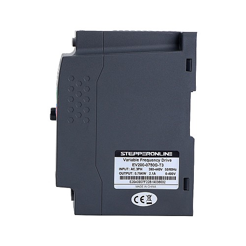 EV200 Serisi VFD 1HP 0,75KW 2,1A Üç Fazlı 380V Değişken Frekanslı Sürücü