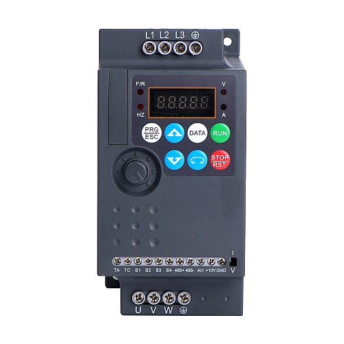 EV200 Serisi VFD 1HP 0,75KW 2,1A Üç Fazlı 380V Değişken Frekanslı Sürücü
