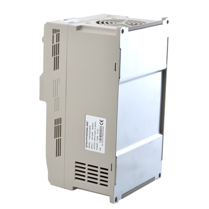 H100 Serisi VFD 10 HP 7,5 kW 31 A Üç Fazlı 220 V Frekans Konvertörü - H100T20075BX0 | StepperOnline
