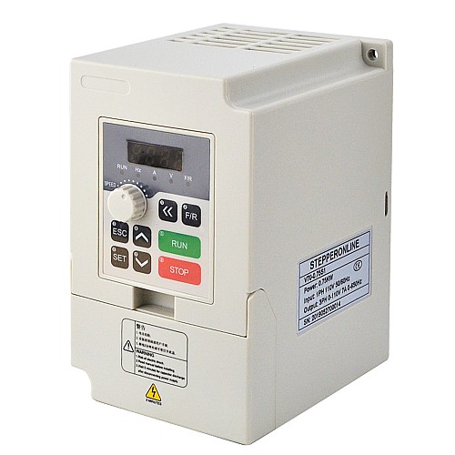 STEPPERONLINE CNC VFD 0.75KW 1HP 7.0A 110V Değişken Frekanslı Sürücü Motor İnvertörü Mil Motoru Hız Kontrolü için